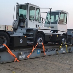 2 Terberg YT182 to West Africa and 2 Mafi Trucks 4×4 to Spain